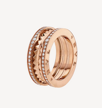 [Luxe jewelry]ZERO 1 ROCK DIAMOND PINK GOLD
