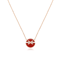 [Luxe jewelry]JEUX DE ROSE GOLD DIAMOND NECKLACE