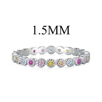[Luxe jewelry]Radiant Sparkling Round Cut Daily Ring