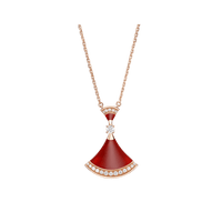[Luxe jewelry]DREAM NECKLACE CARNELIAN DIAMOND