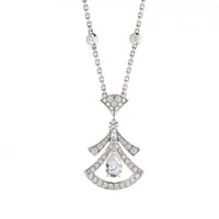 [Luxe jewelry]DREAM NECKLACE WHITE DIAMOND SILVER
