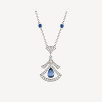 [Luxe jewelry]DREAM NECKLACE AGATE DIAMOND SILVER