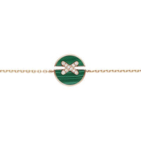 [Luxe jewelry]JEUX DE BRACELET MALACHITE PINK GOLD DIAMONDS