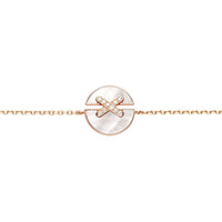 [Luxe jewelry]JEUX DE BRACELET MOP PINK GOLD DIAMONDS