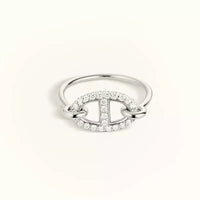 [Luxe jewelry]RONDE SMALL SILVER DIAMOND RING