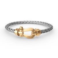 [Luxe jewelry]FORCE LARGE HORSESHOE NO DIAMOND BRACELET GOLD