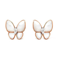 [Luxe jewelry]BUTTERFLY MOP DIAMOND EARRINGS