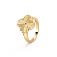 [Luxe jewelry]CLOVER GOLD RING