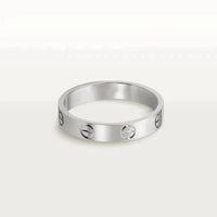[Luxe jewelry]LOVE RING 4MM 1 DIAMOND SILVER